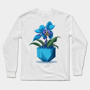 Potted Orchid Long Sleeve T-Shirt